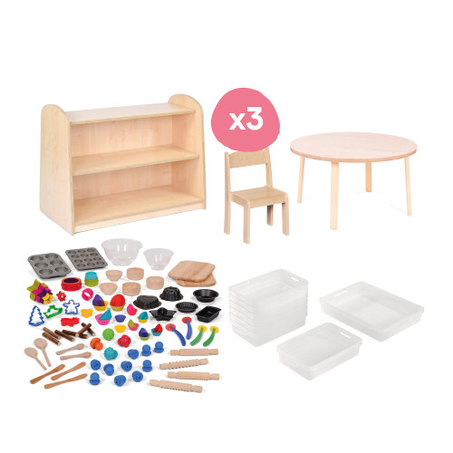 Complete Dough Area Set 2-3yrs (with LLCSU, ROT46 & 3xChairs)