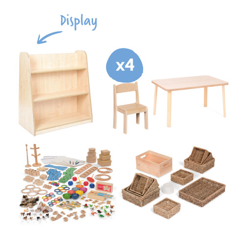 Complete Maths Area Set 3-4yrs (with MLSU2D, RCTLA53 & 4xChairs31)
