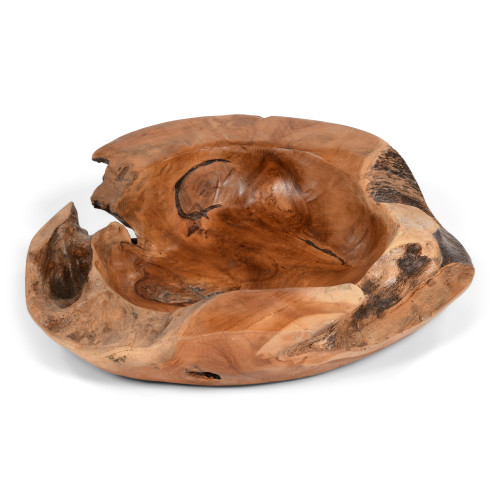 Large Wooden Root Bowl