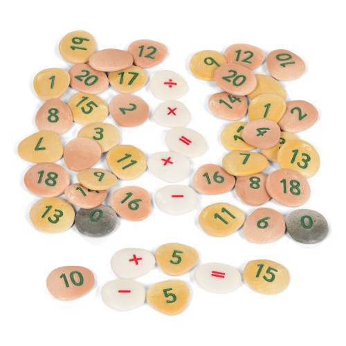 Set of Number Sentence Pebbles