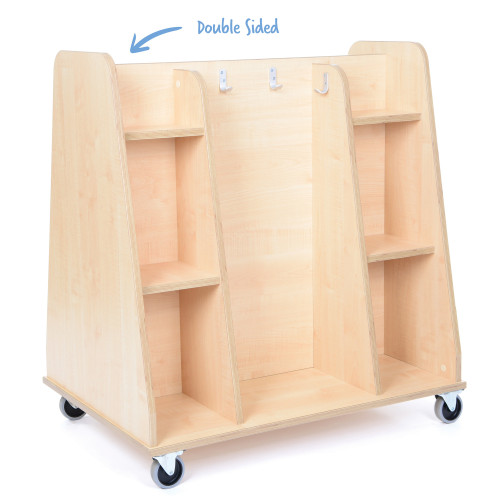 Mobile Double Sided Shelving and Role Play Unit