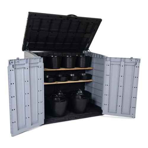Compact Store with Black Trugs Storage Set