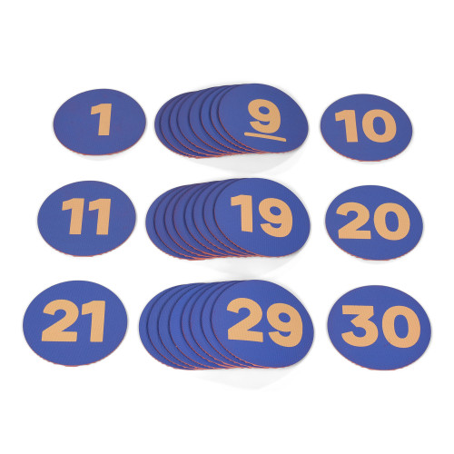 Set of Number Mats 1-30