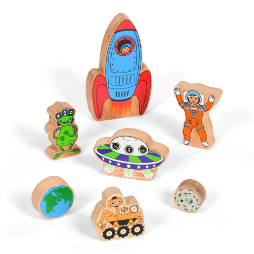 Wooden Space Play Set