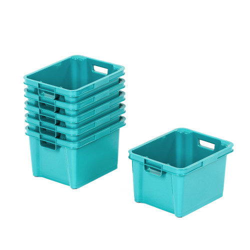 Early Excellence Small Plastic Box Turquoise