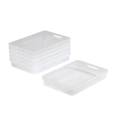 Early Excellence A4 Storage Trays Transparent