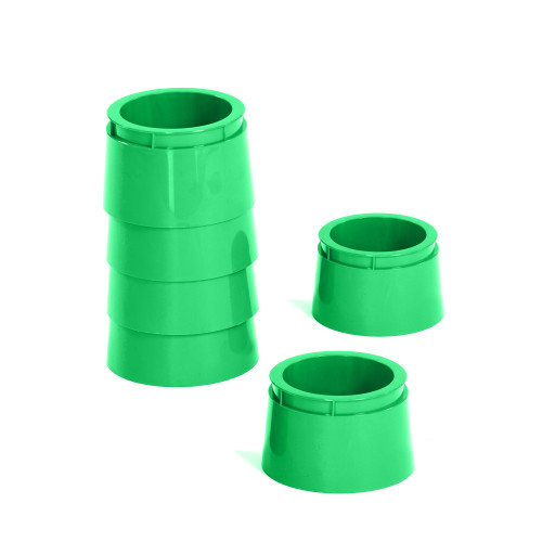 Short Storage Pots Green