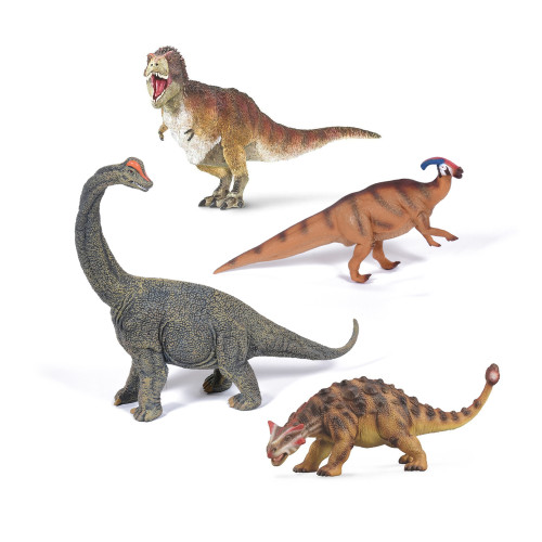 set of outdoor dinosaurs