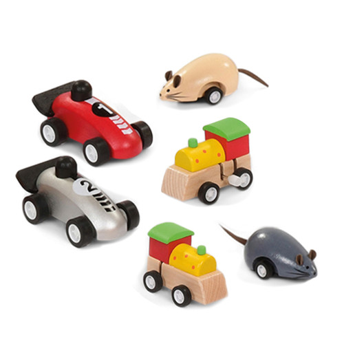Set of Pull Back and Wind Up Toys for Early Years Science
