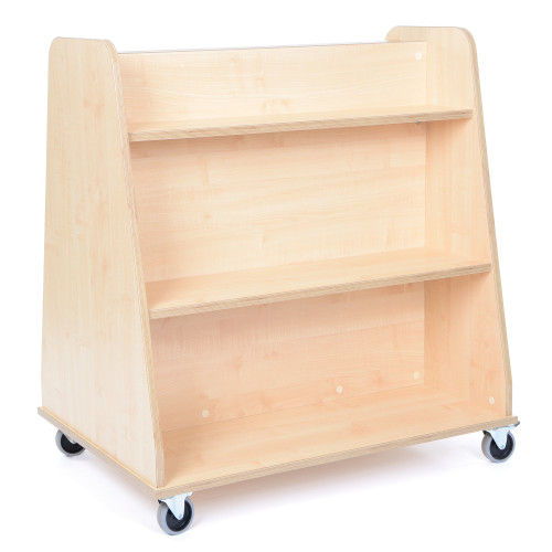 Mobile Double Sided Shelving Unit