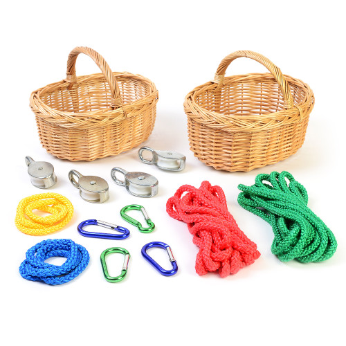 Set of Early Years Outdoor Play Baskets and Pulleys