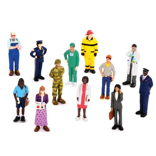 Set of People at Work Small World Characters