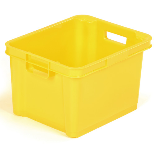Early Excellence Medium Plastic Boxes Yellow