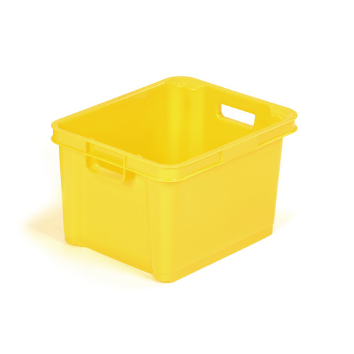 Early Excellence Small Plastic Box Yellow