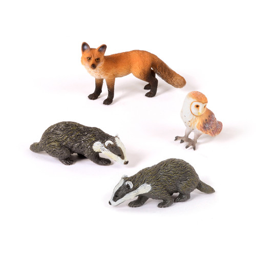 Small World Fox, Badgers and Owl Set