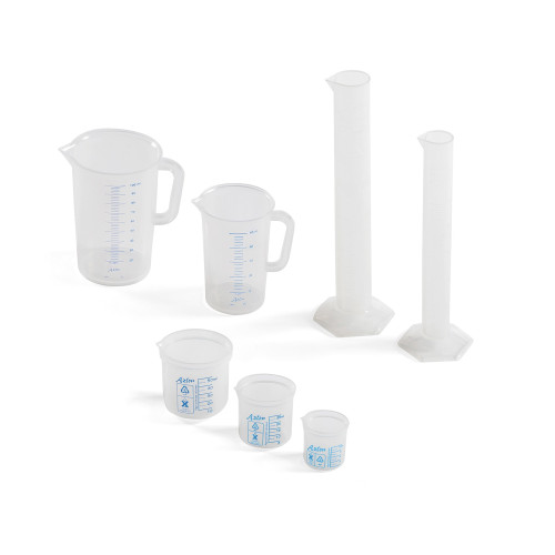 Set of Water play Transparent Cylinders, Jugs and Beakers