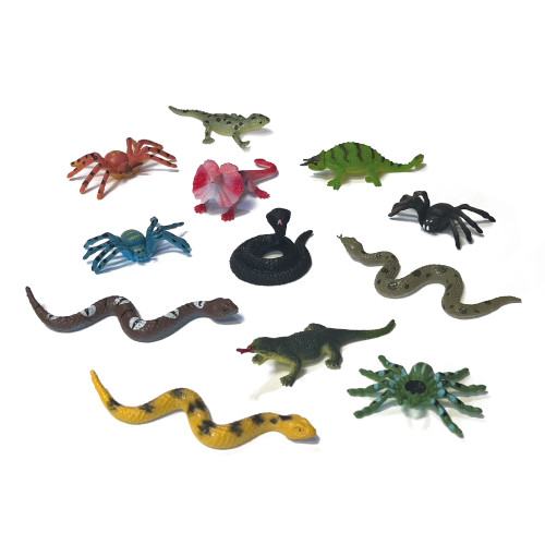 Set of Mini Snakes and Lizards