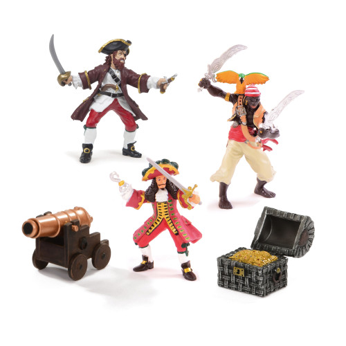 Small World Pirate Figures Set Treasure and Canon