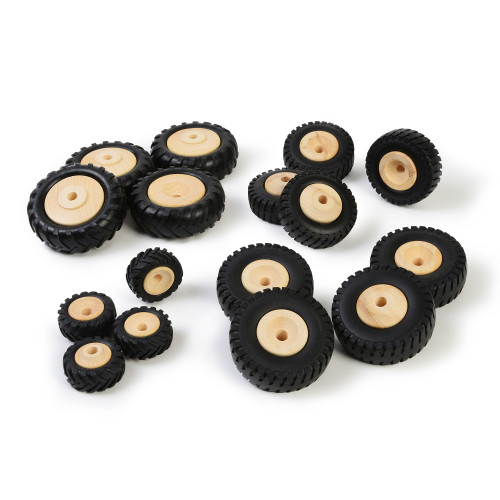 Set of Early Years Workshop Rubber Wheels