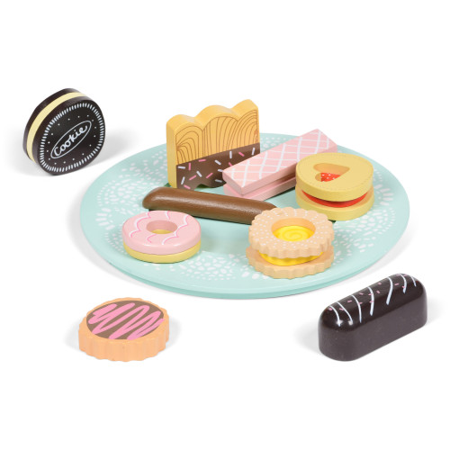 Set of Wooden Role Play Biscuits