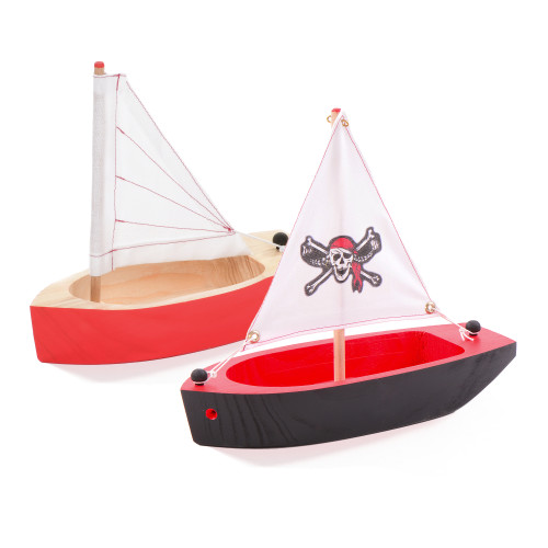 Set of x2 Wooden Boats