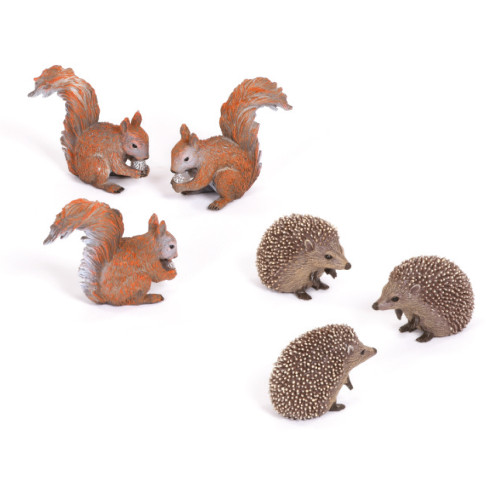 Small World Squirrels and Hedgehogs Set