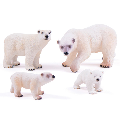 Small World Polar Bear Family Set