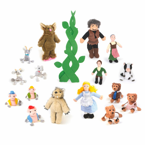 Traditional Tales Hand and Finger Puppets Set