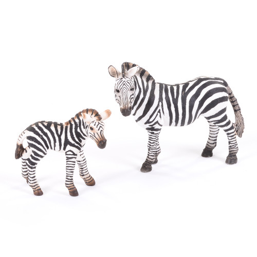 Zebra Adult and Baby Set