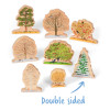 Set of Wooden Four Season Trees