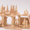 Plain Wooden Figures Set (16pcs)